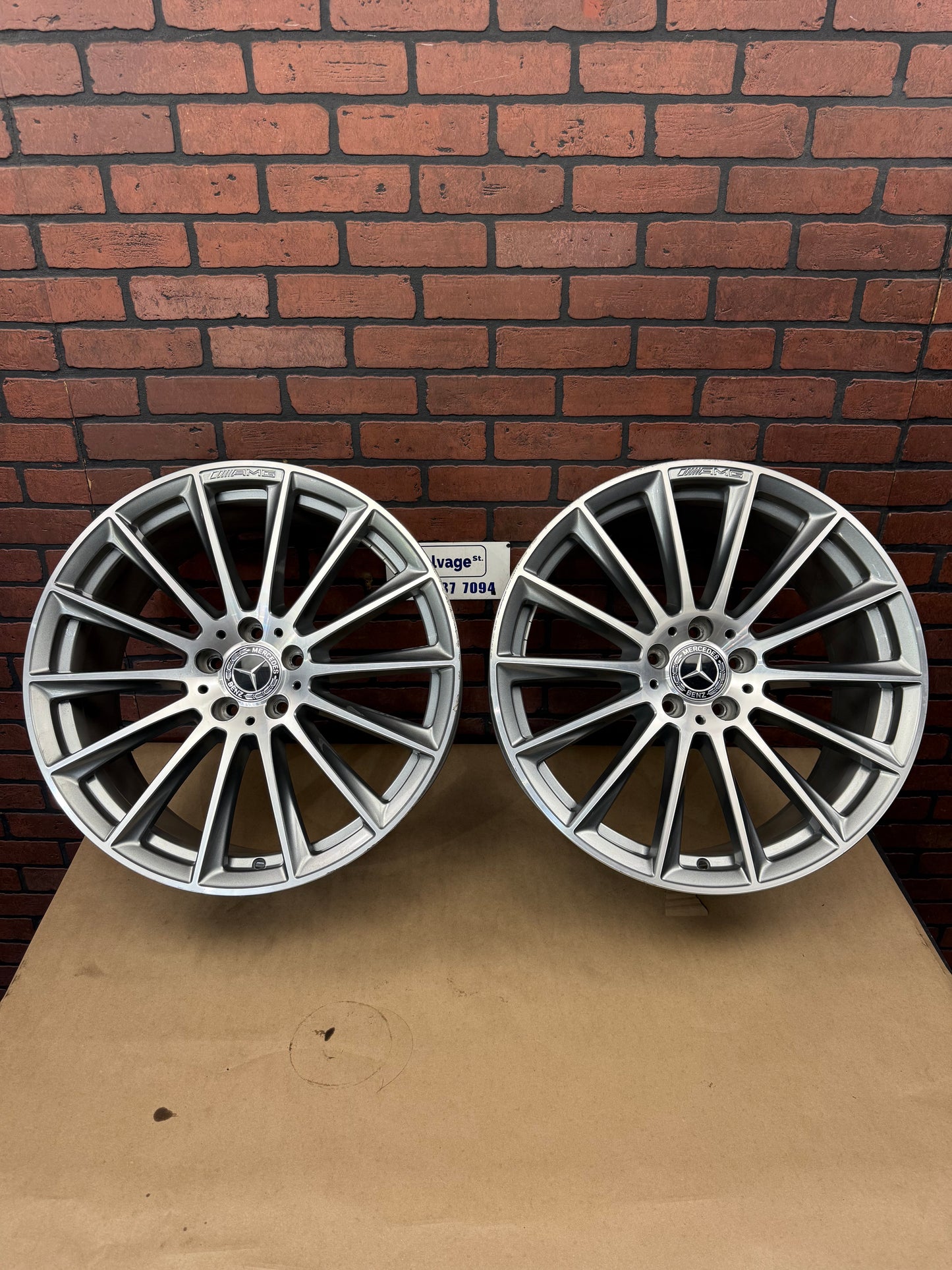 OEM AMG Mercedes Benz S Class S580 Wheel Rim Set 20" Staggered 20x9 20x10
