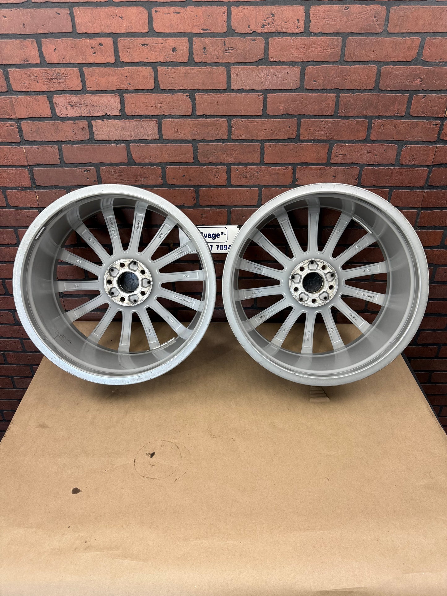 OEM AMG Mercedes Benz S Class S580 Wheel Rim Set 20" Staggered 20x9 20x10