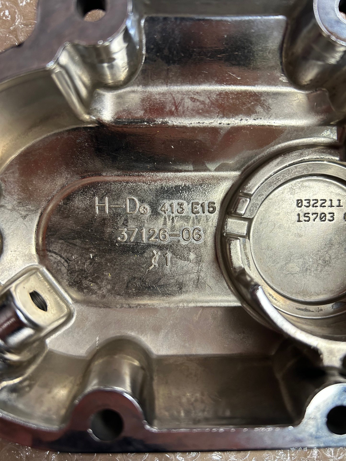 Harley Davidson OEM 6 Speed Black Transmission Cover