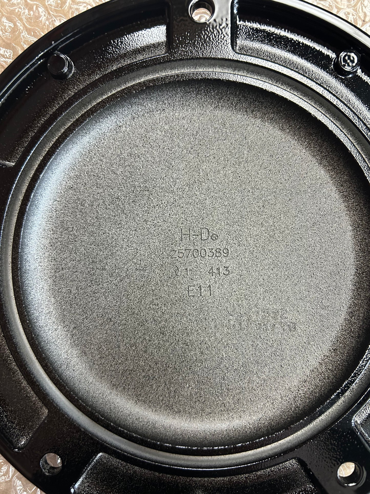 Harley Davidson OEM M8 Black Derby Cover 25700389
