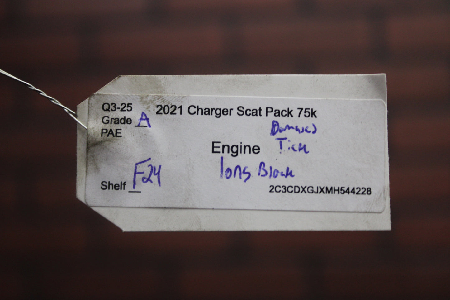 2018-2023 Dodge Charger 392 Hemi 6.4L Scat Pack Long Block Engine Motor