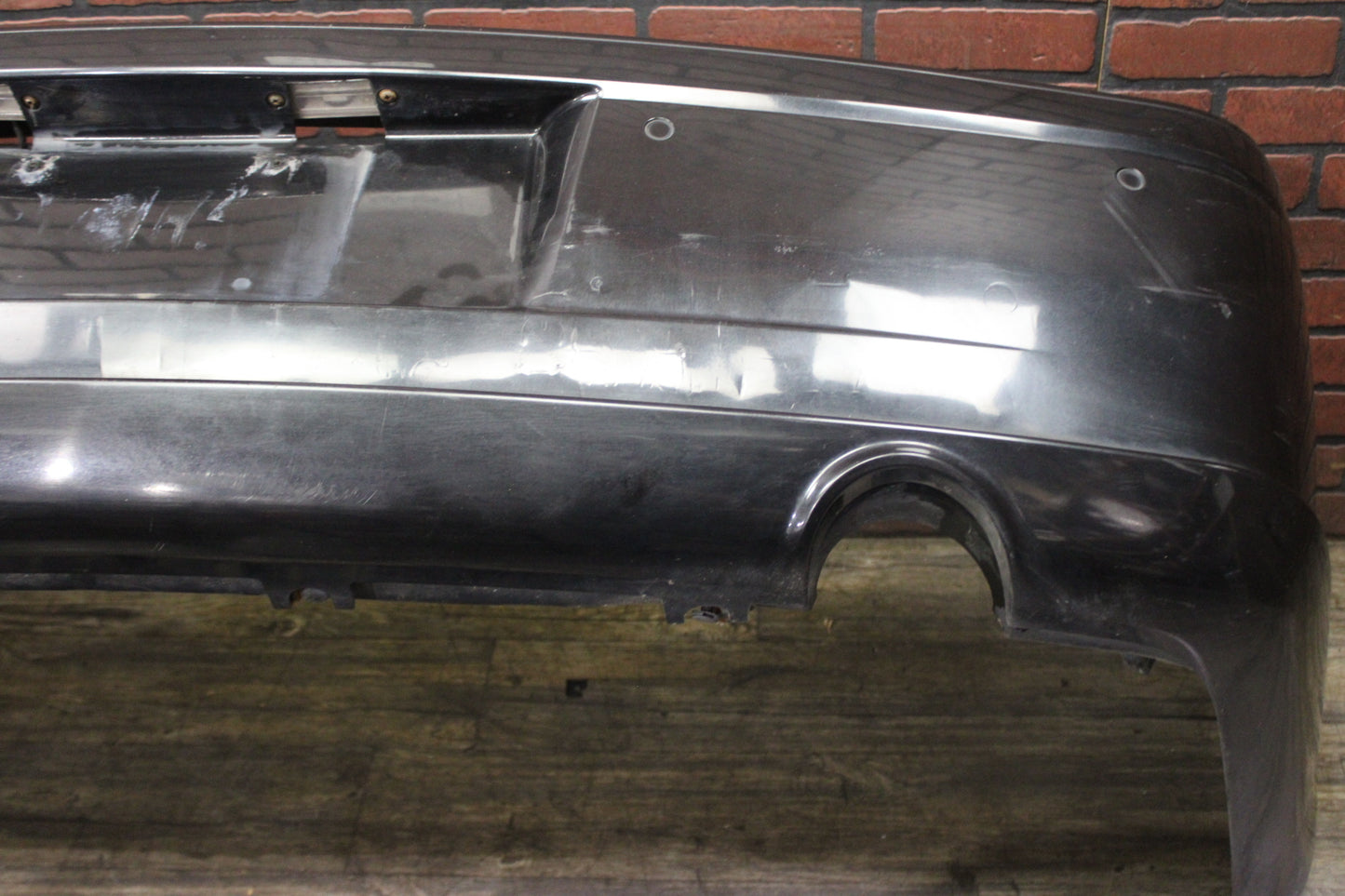 2005-2010 Chrysler 300C SRT8 Black Park Assist Rear Bumper