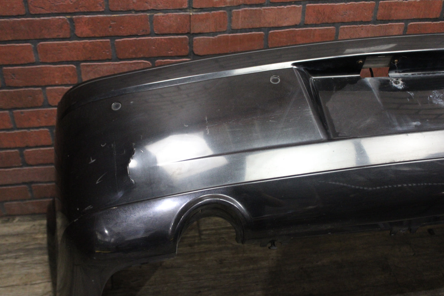 2005-2010 Chrysler 300C SRT8 Black Park Assist Rear Bumper