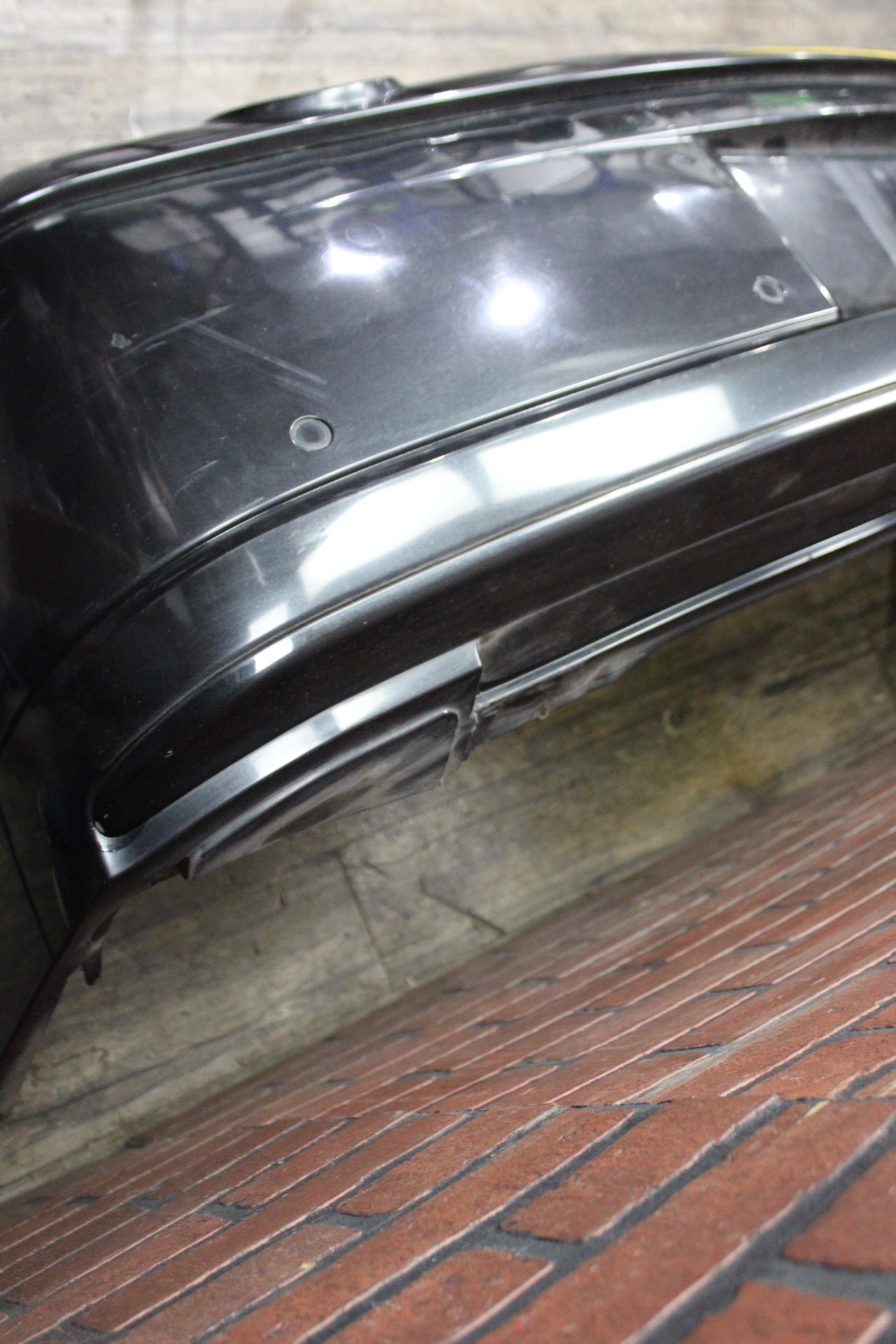2005-2010 Chrysler 300C SRT8 Black Park Assist Rear Bumper