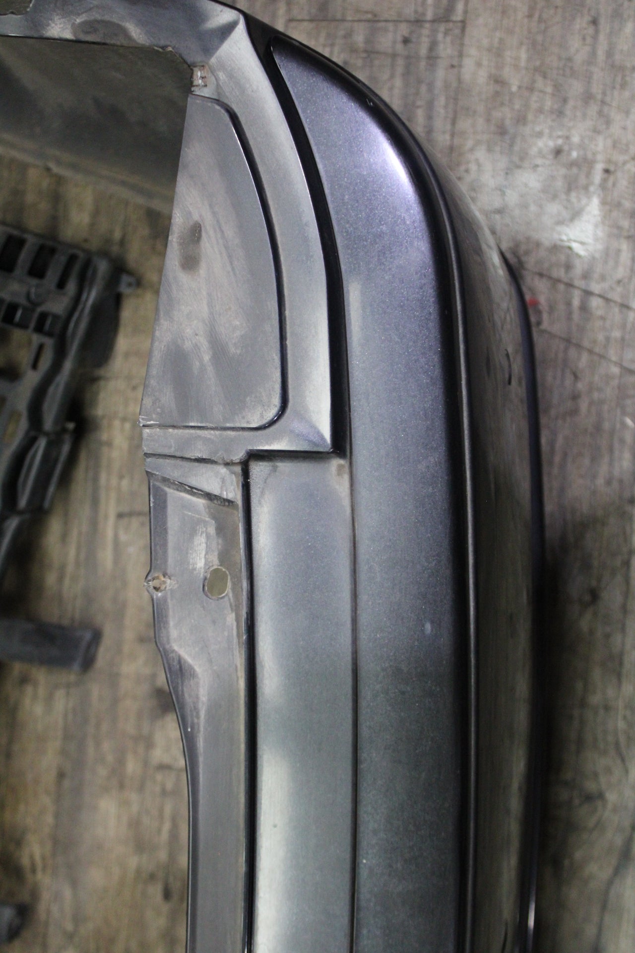 2005-2010 Chrysler 300C SRT8 Black Park Assist Rear Bumper