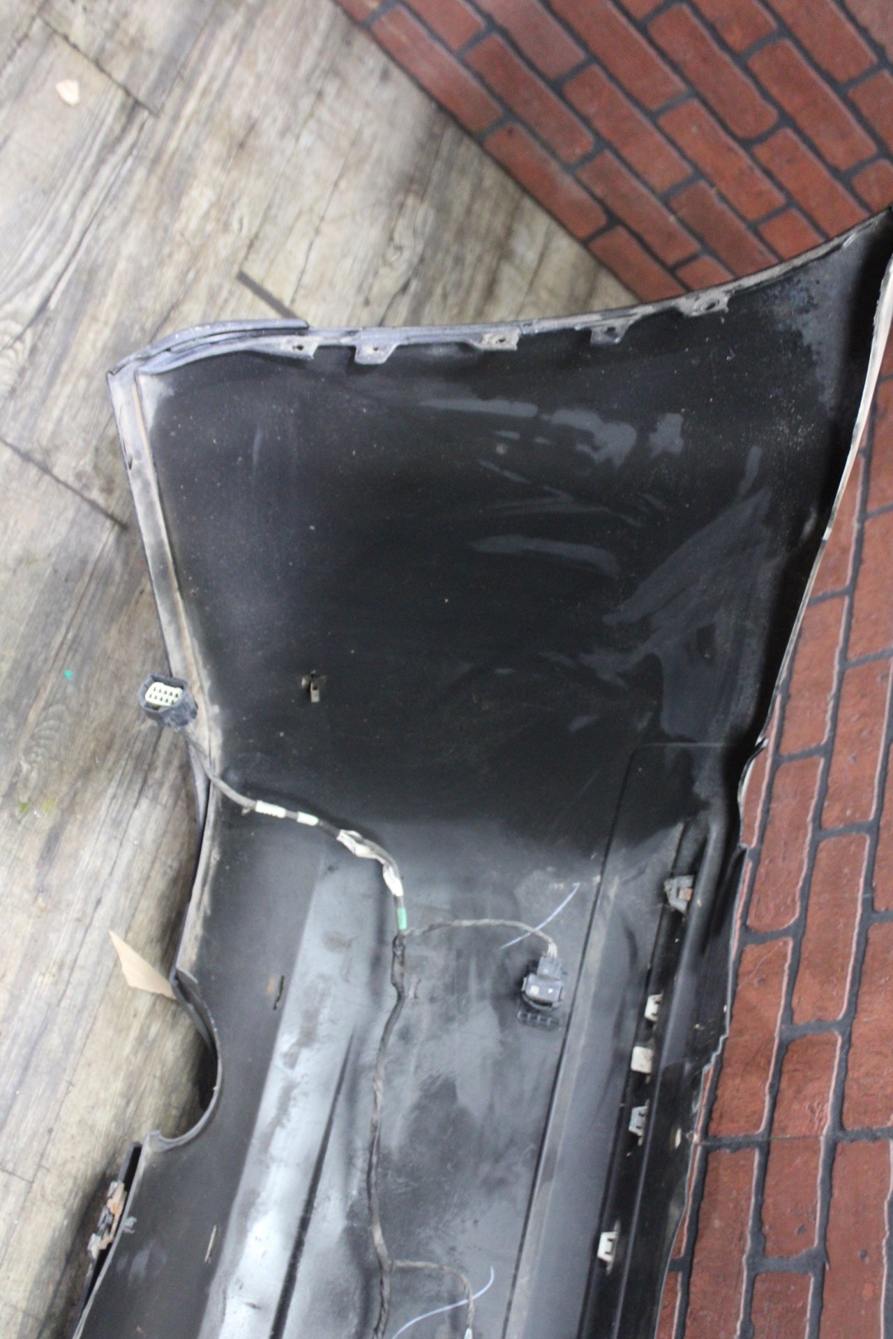 2005-2010 Chrysler 300C SRT8 Black Park Assist Rear Bumper