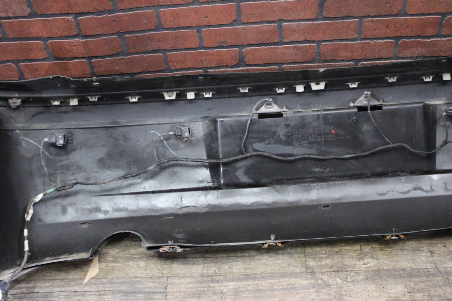 2005-2010 Chrysler 300C SRT8 Black Park Assist Rear Bumper