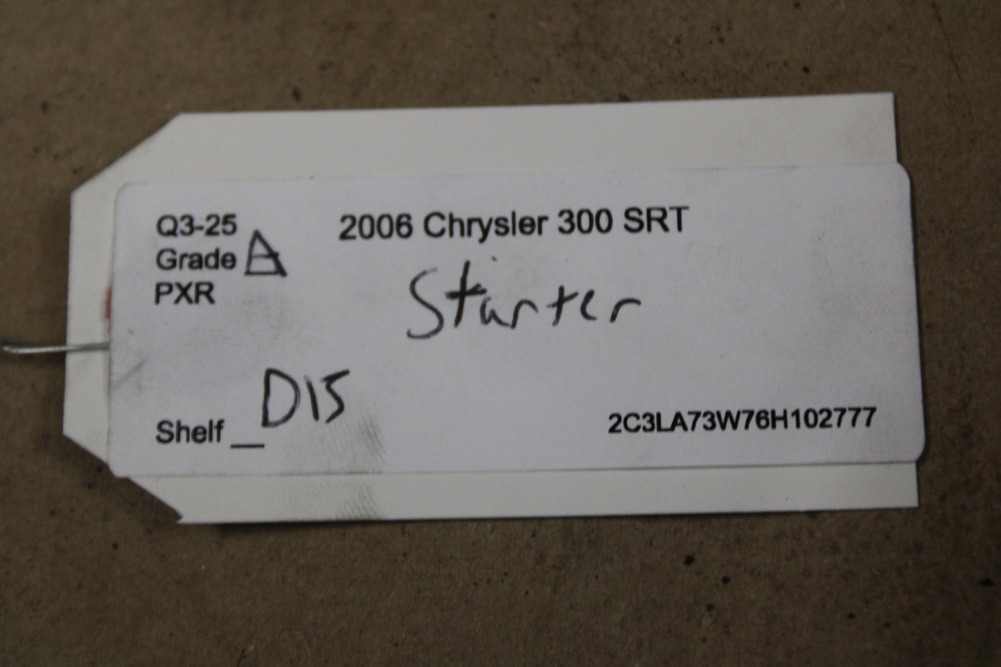 2006 Chrysler 300 Dodge Magnum Engine Starter Motor Assembly
