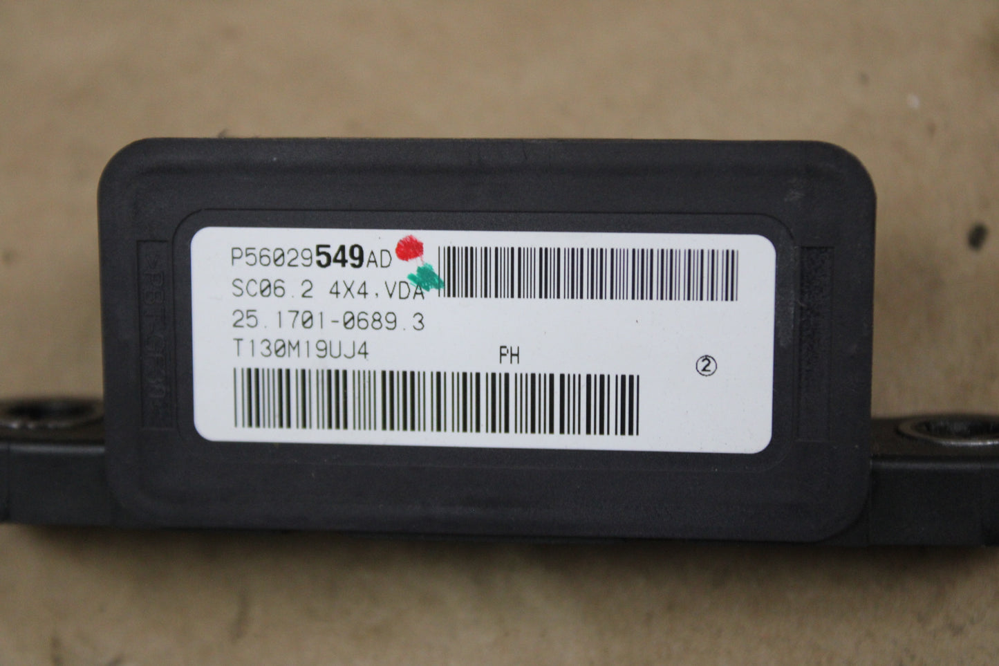2011-2023 CHALLENGER/CHARGER/300 YAW RATE DYNAMICS SENSOR MODULE 56029549AD