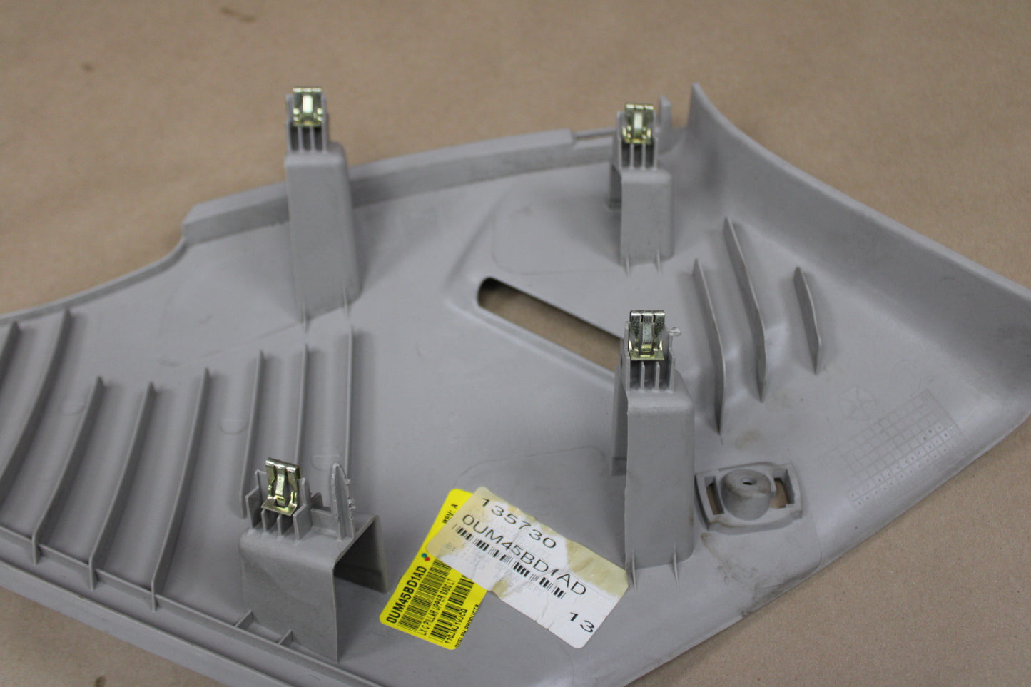 2005-2010 Chrysler 300C SRT8 Left C Pillar Slate Gray Interior Trim Panel