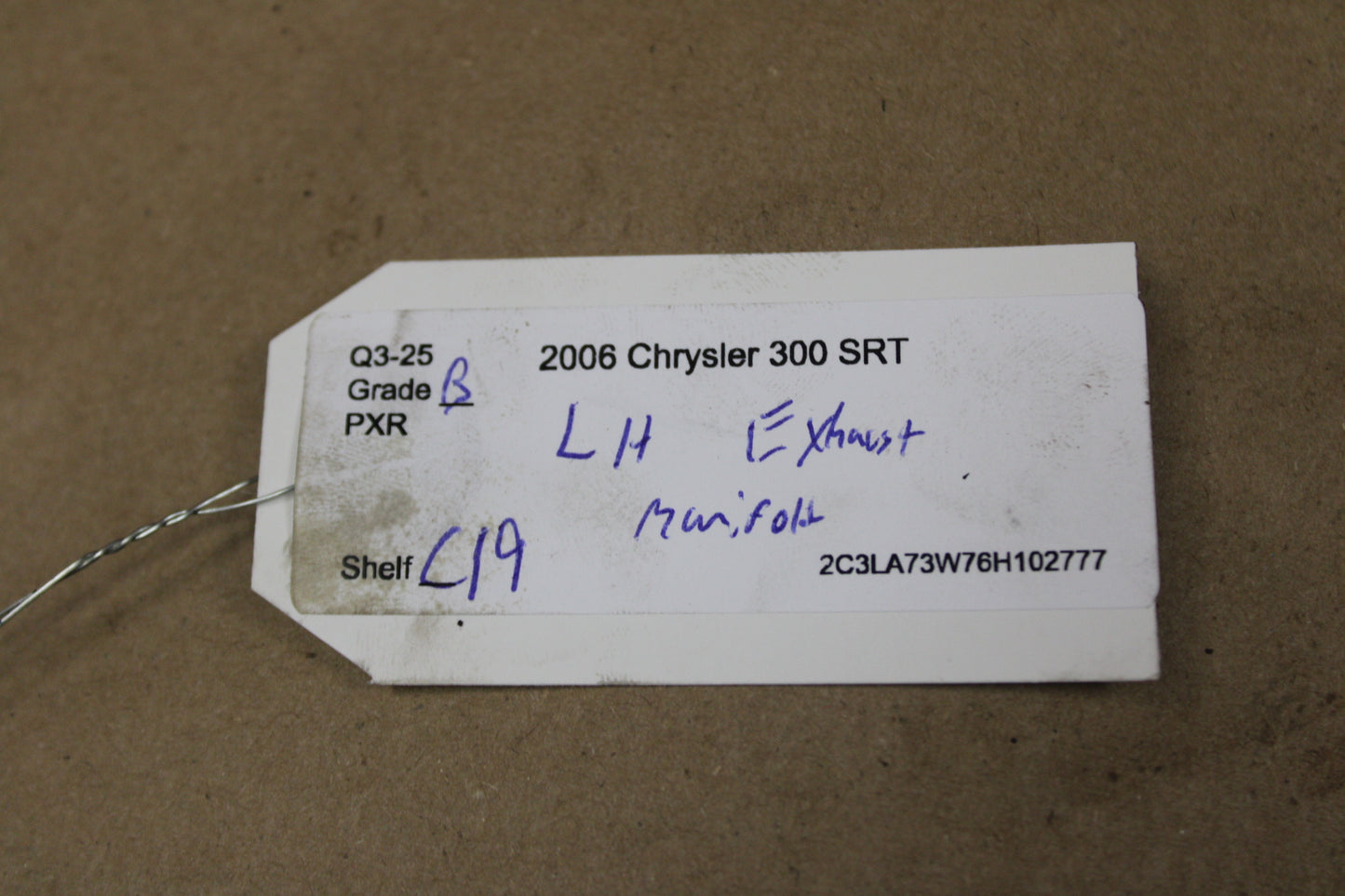 05-10 Mopar Challenger Charger 300C SRT8 6.1L Left Exhaust Manifold