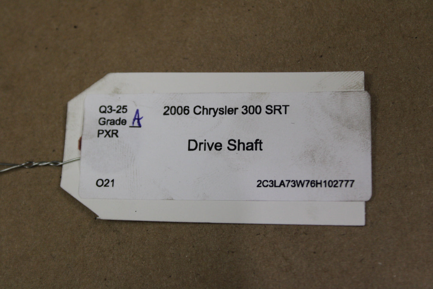 05-08 CHRYSLER 300C SRT8 6.1L OEM REAR AXLE WHEEL DRIVE SHAFT 5037640AB
