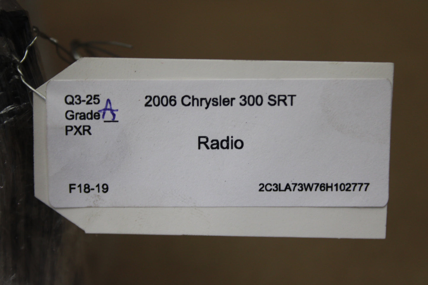 2005-2007 Chrysler 300 Radio AM FM DVD Player Display Receiver Navigation