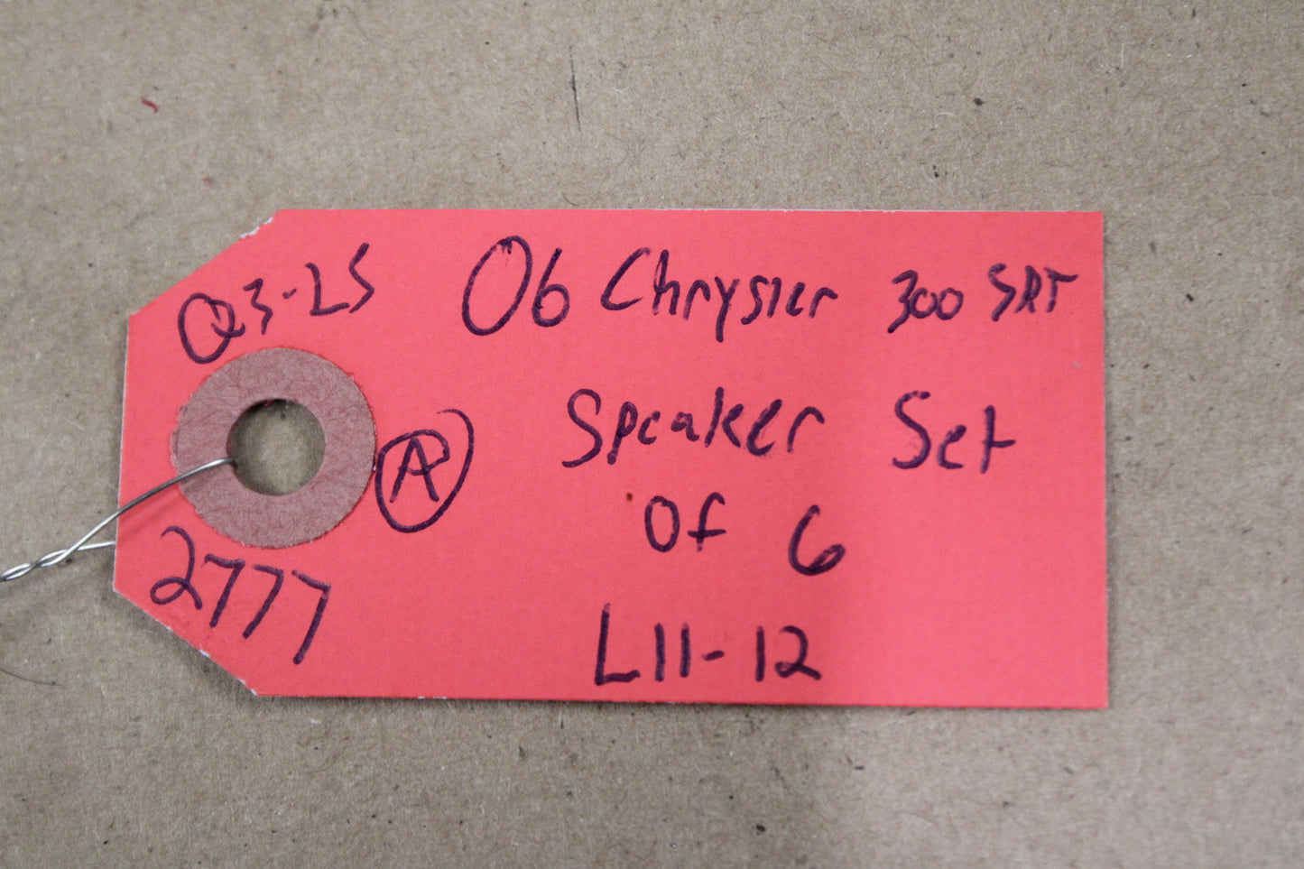 2006 Chrysler 300 SRT Sound Audio Speaker Set of 6 OEM