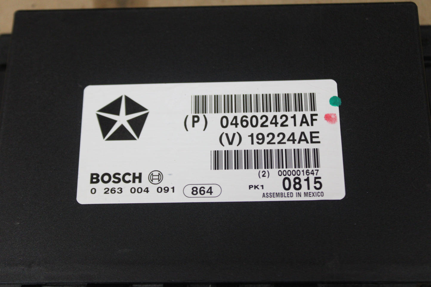 2006 Chrysler 300 SRT PCM BCM Ignition Park Assist Module Package OEM