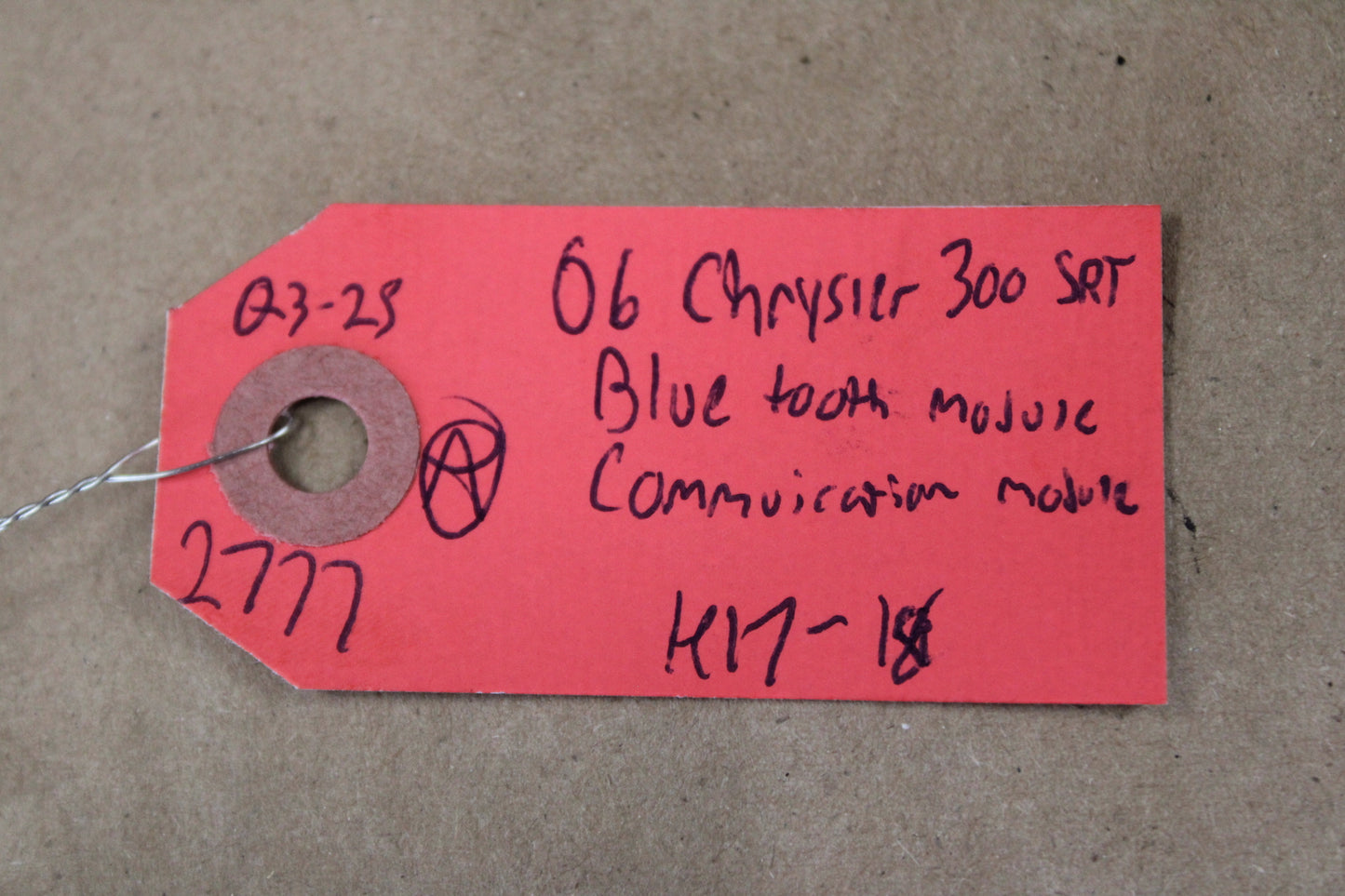 2005-2006 Chrysler 300 Bluetooth Communication Control Module OEM 05064013AR