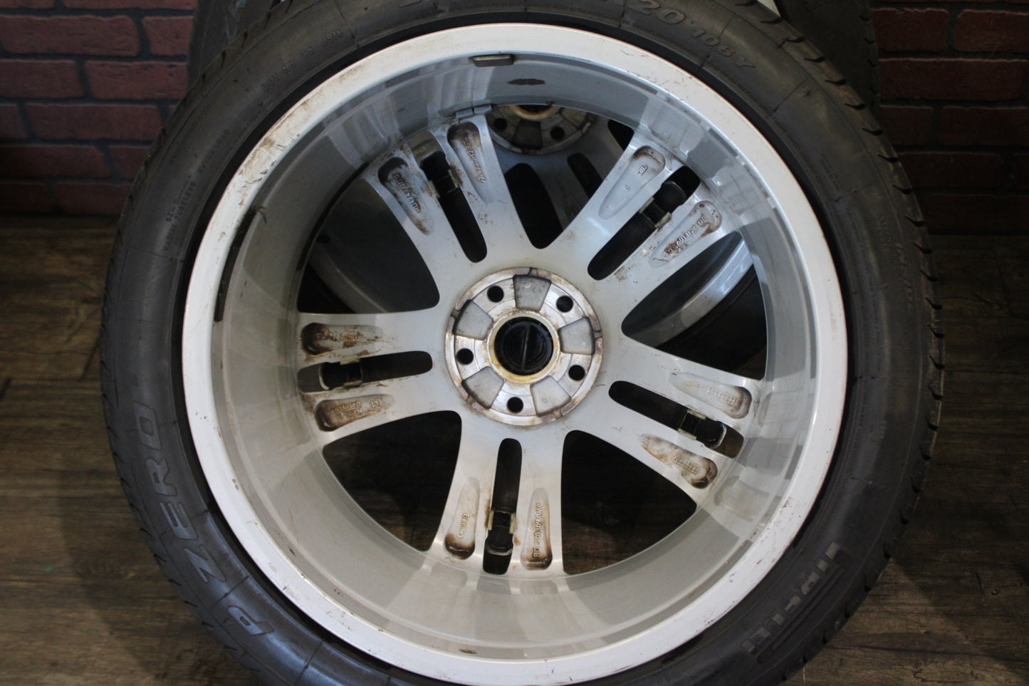 11-18 Bentley Continental GT GTC 5 Spoke Silver 20x9.5 Wheel Set Flying Spur