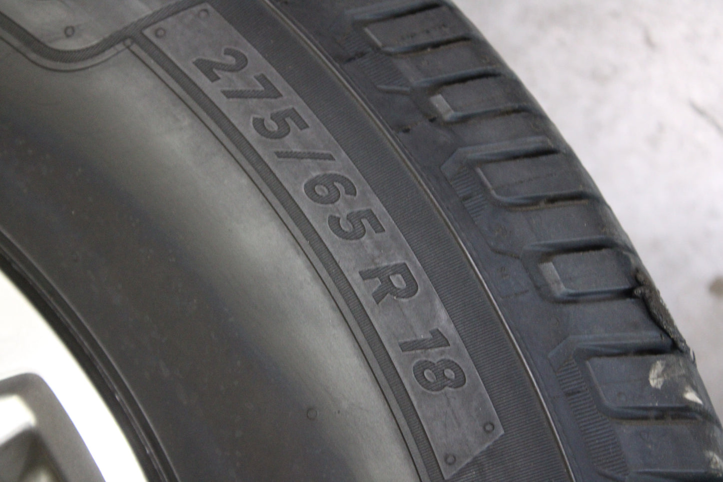 2015-2020 Ford F-150 18x7.5 6 Lug 6 Split Spoke Silver Wheel Rim Set Tires
