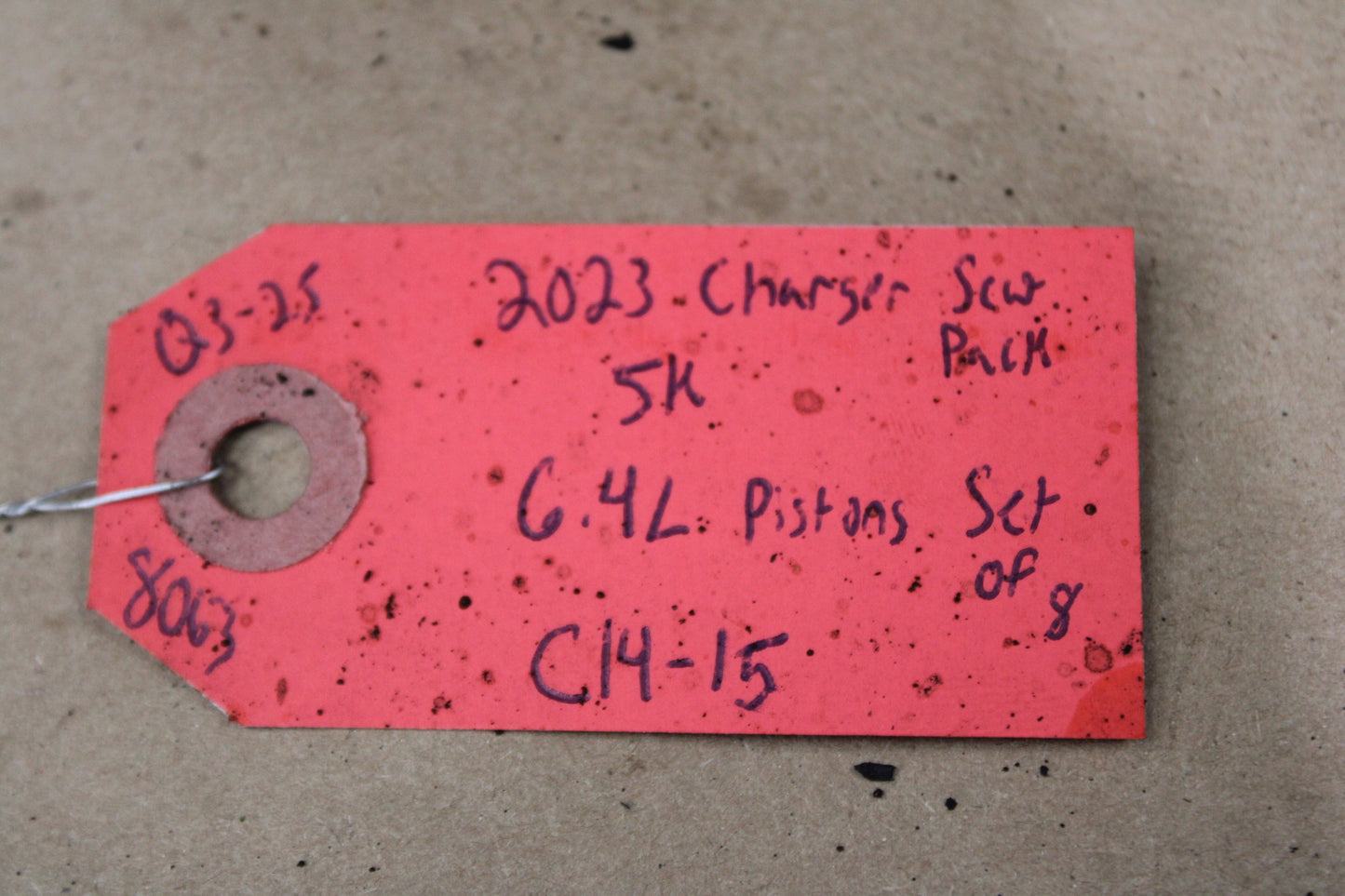 5K MILES! 11+ 6.4L 392 Charger Scat Pack Piston & Rod Full Set of 8 OEM Mopar