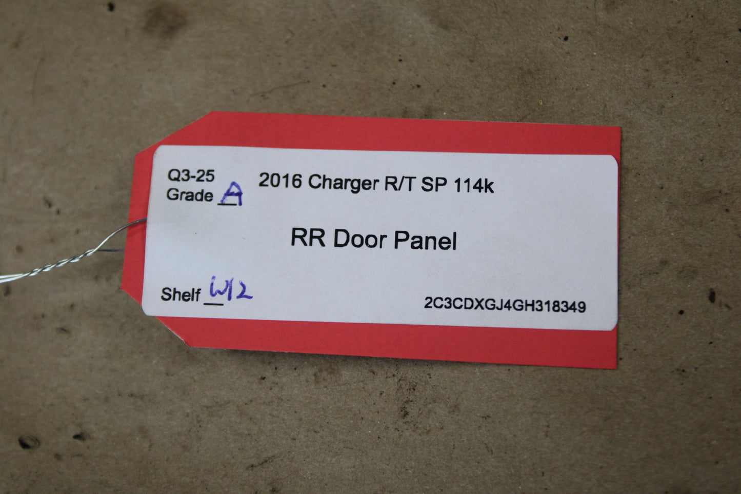2015-2023 Dodge Charger Scat Leather Rear Right Door Panel Trim
