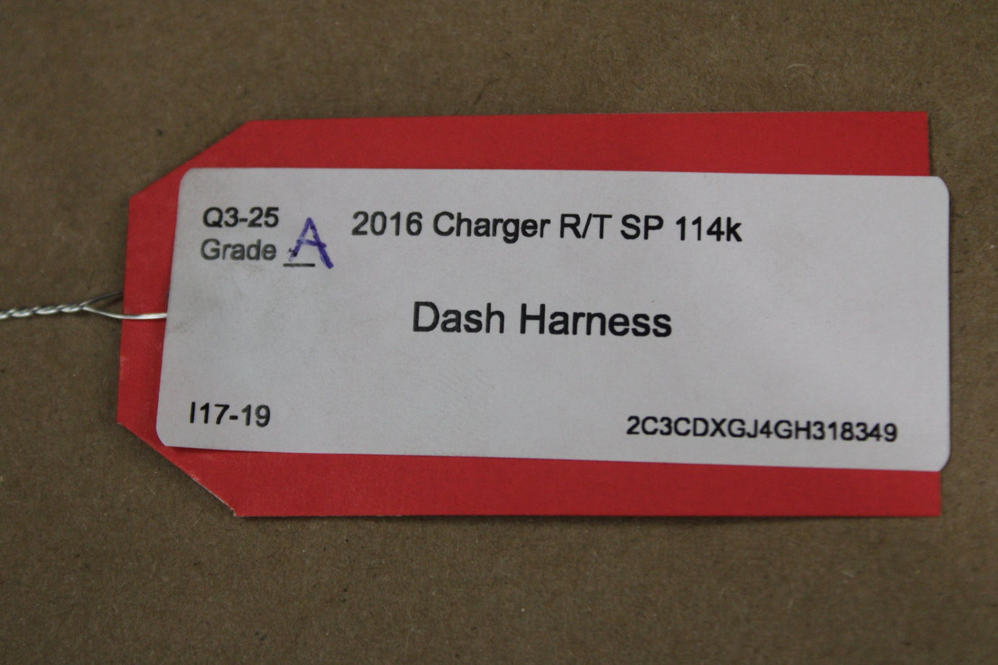 2016 Dodge Charger SRT 392 Scat Pack 6.4L Dash Instrument Panel Harness