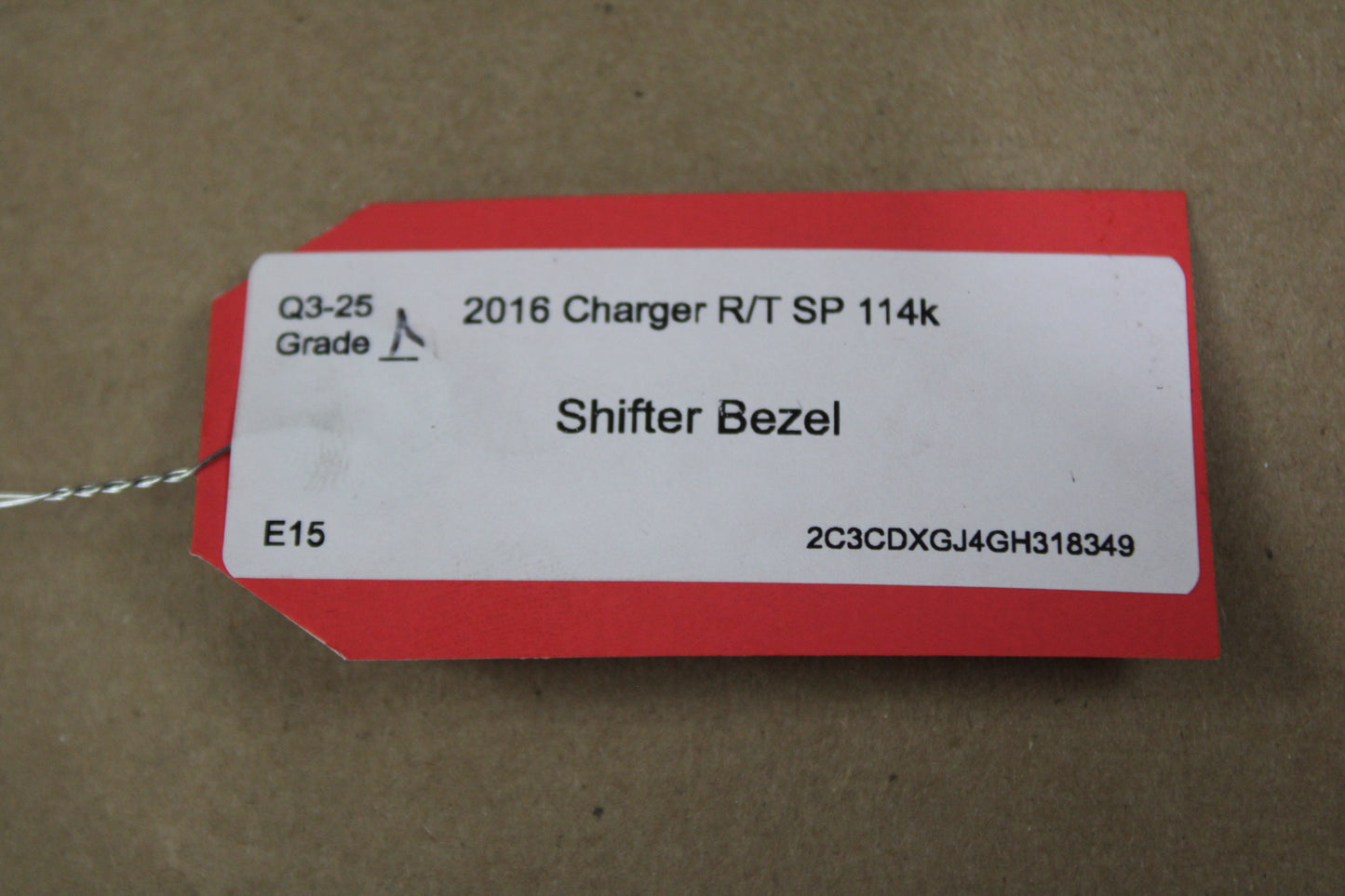 2015-2018 Dodge Charger SRT Scat Pack Automatic Gear Shifter OEM Knob+Bezel ONLY