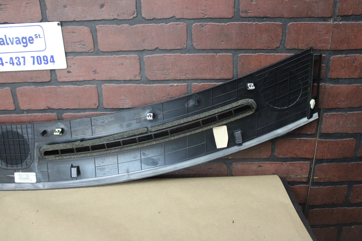 11-23 CHARGER DASH DEFROSTER GRILLE DEFROST VENT PANEL OEM 1JQ67DX9AK