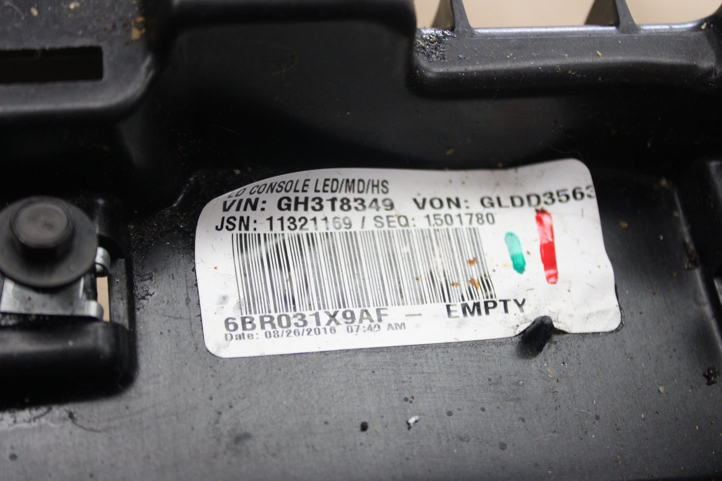 2015-2020 Dodge Charger Front Floor Center Console Assembly Black OEM