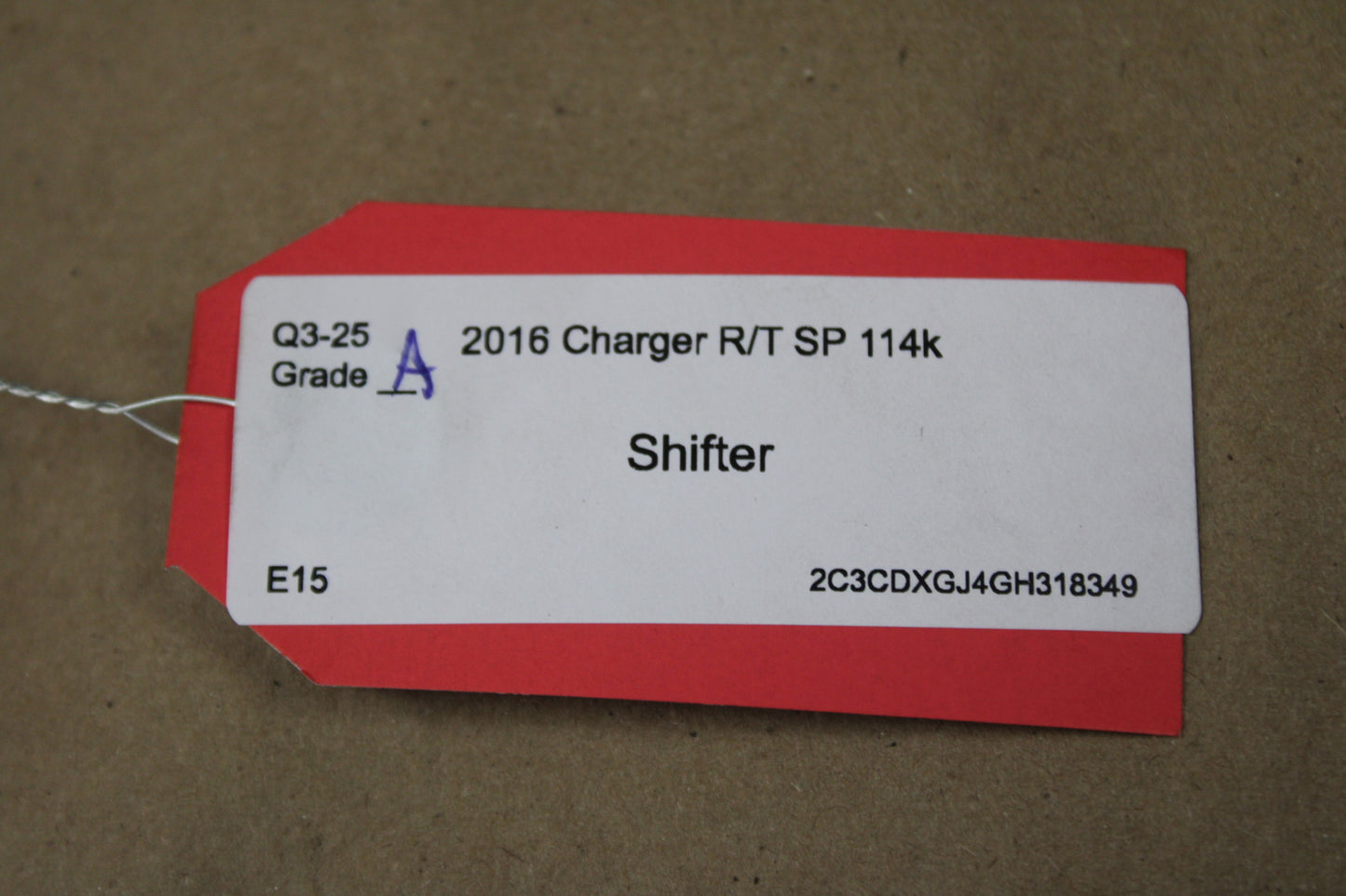 15-23 CHARGER CHALLENGER AUTOMATIC TRANSMISSION GEAR SHIFTER 68205233AI
