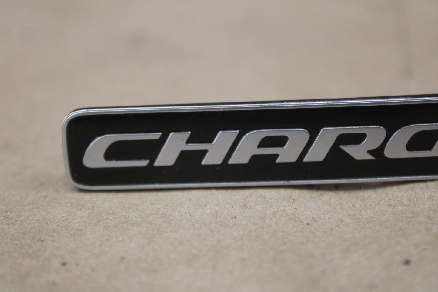 2015-2021 Charger SRT Dash Emblem Insert Nameplate Badge Chrome Black