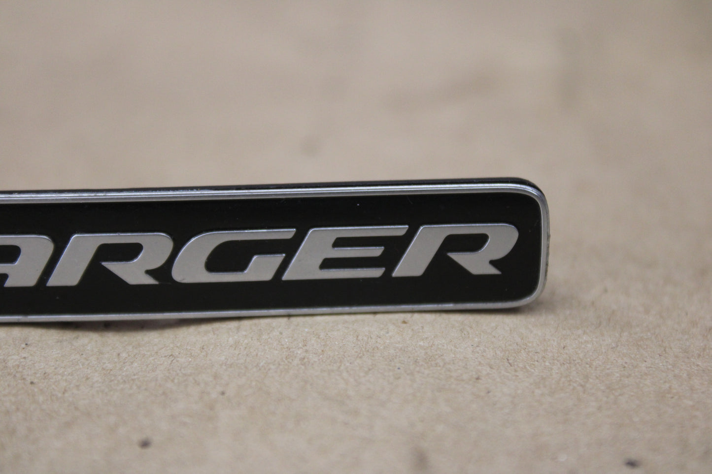 2015-2021 Charger SRT Dash Emblem Insert Nameplate Badge Chrome Black