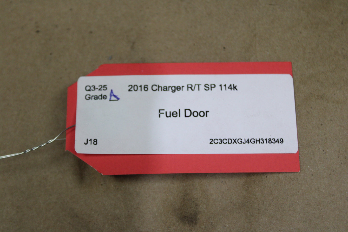 2011-2023 Dodge Charger Gas Fuel Tank Door Cap Cover Lid Black OEM