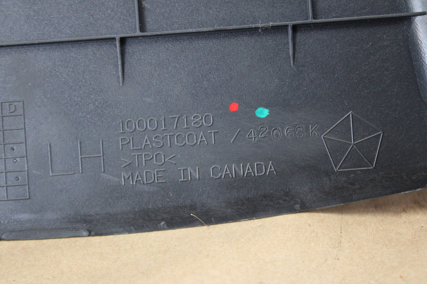 2011-2023 DODGE CHARGER LEFT CENTER B PILLAR PANEL OEM 1KL29TRMAA