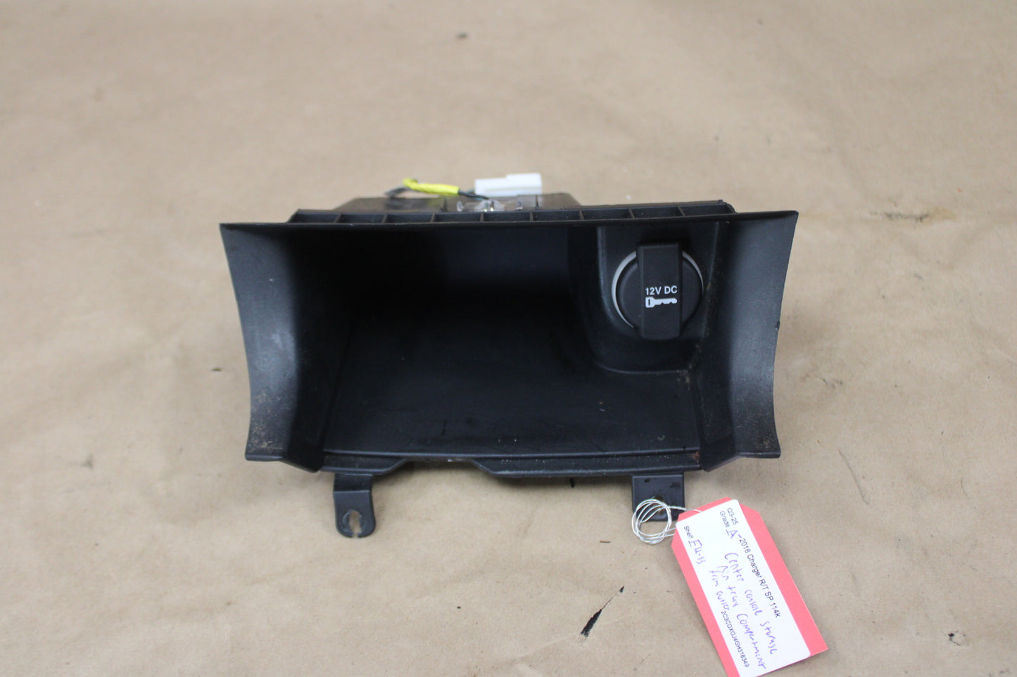 15-23 Dodge Charger Center Console Storage Tray Insert Bin OEM S5VN15DX9AB