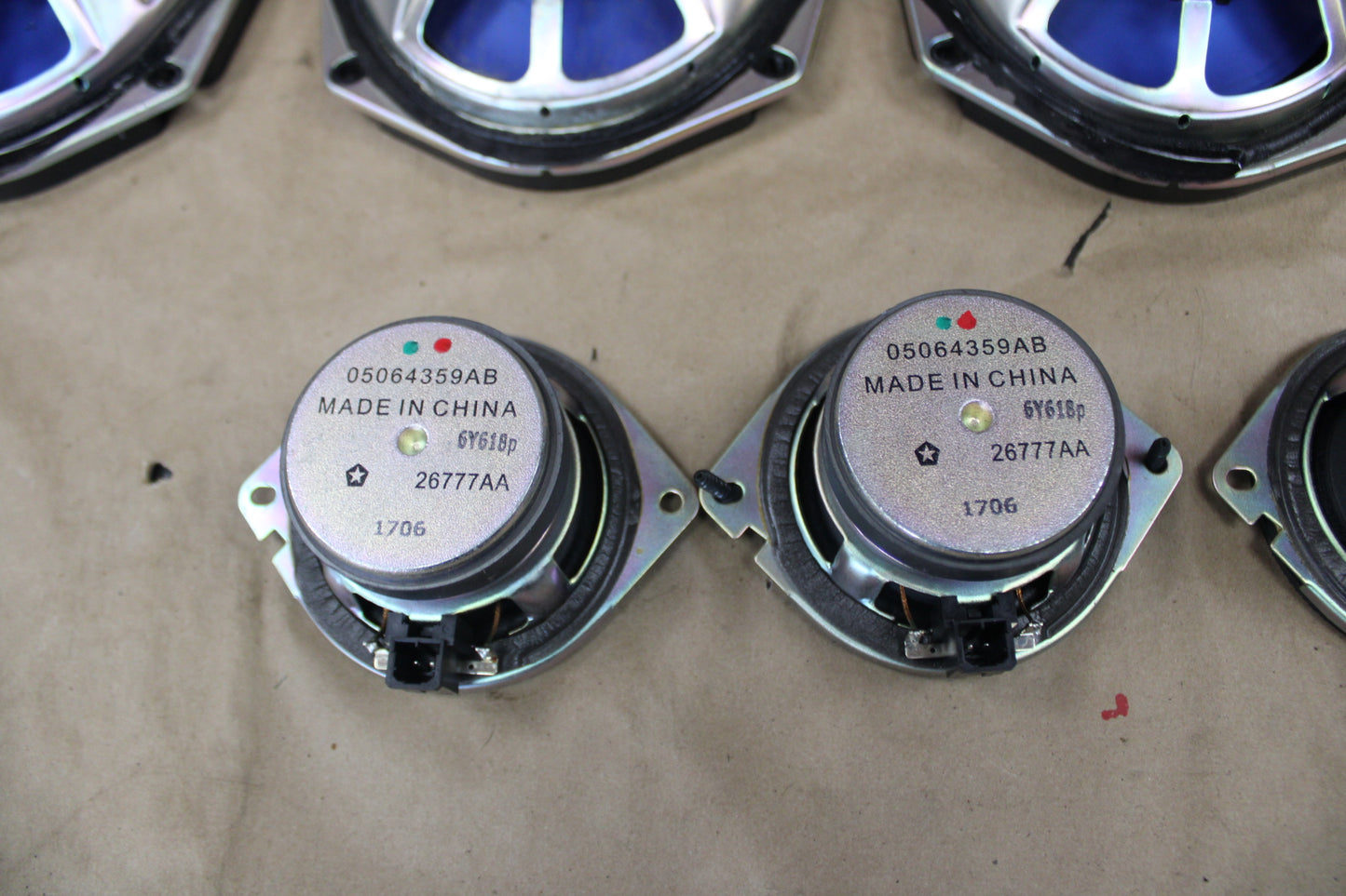 2015-2023 Dodge Charger Challenger 300 OEM Set of 8 Audio Speakers