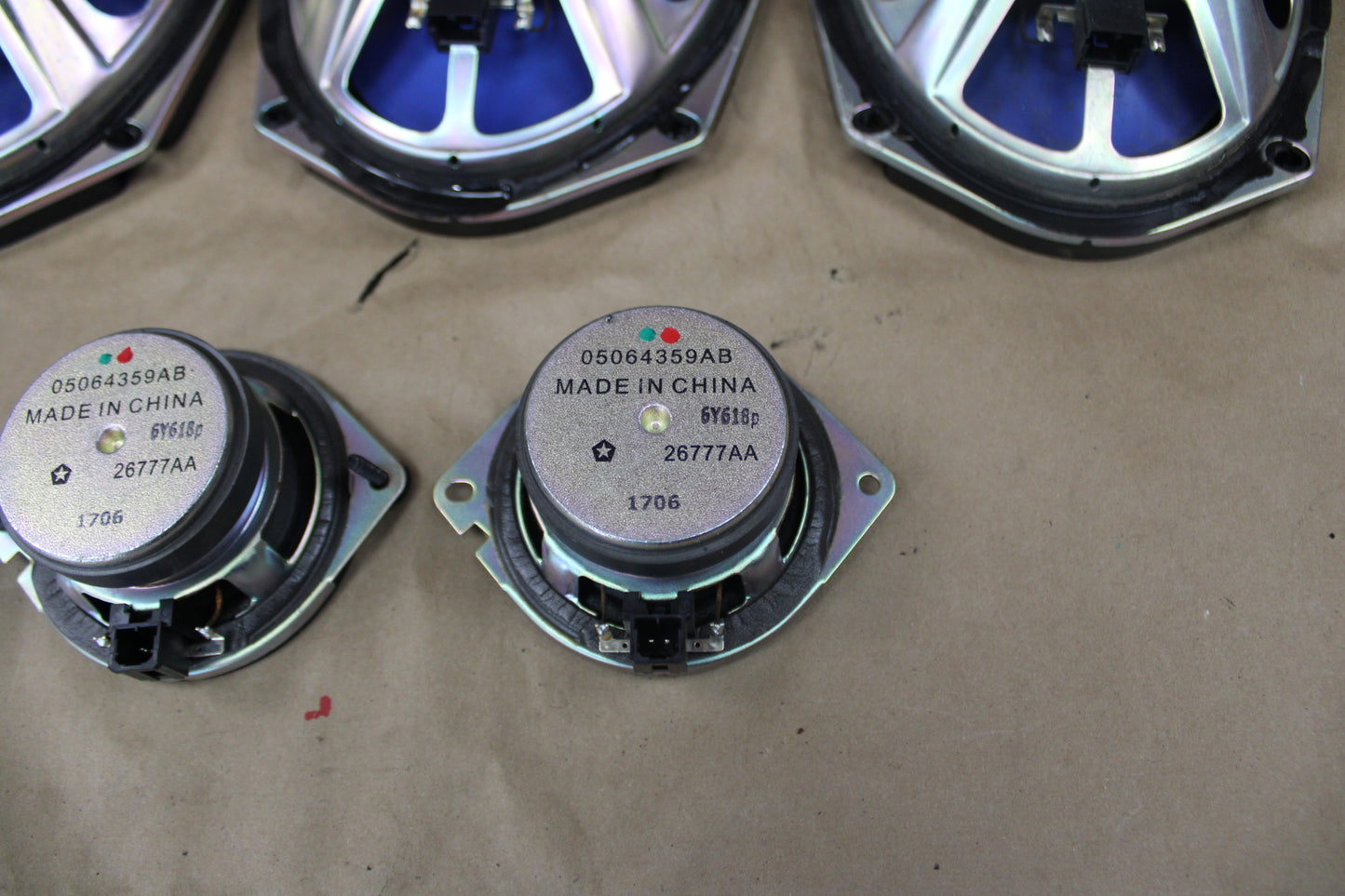 2015-2023 Dodge Charger Challenger 300 OEM Set of 8 Audio Speakers