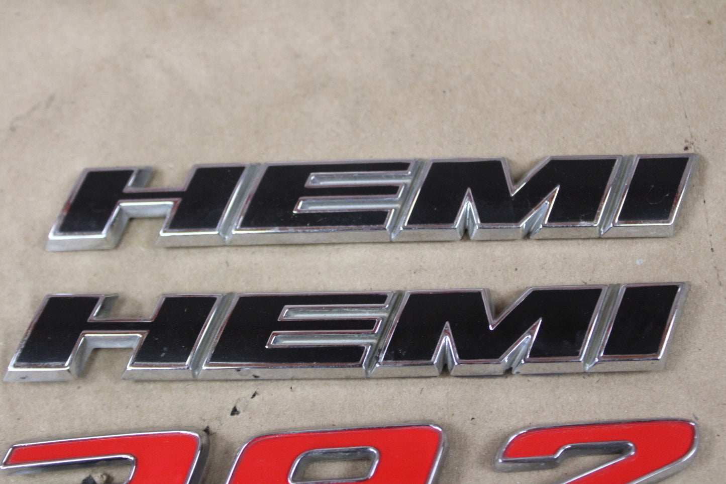 Dodge Charger R/T Scat Pack HEMI 392 Emblem Badge Set Pair OEM