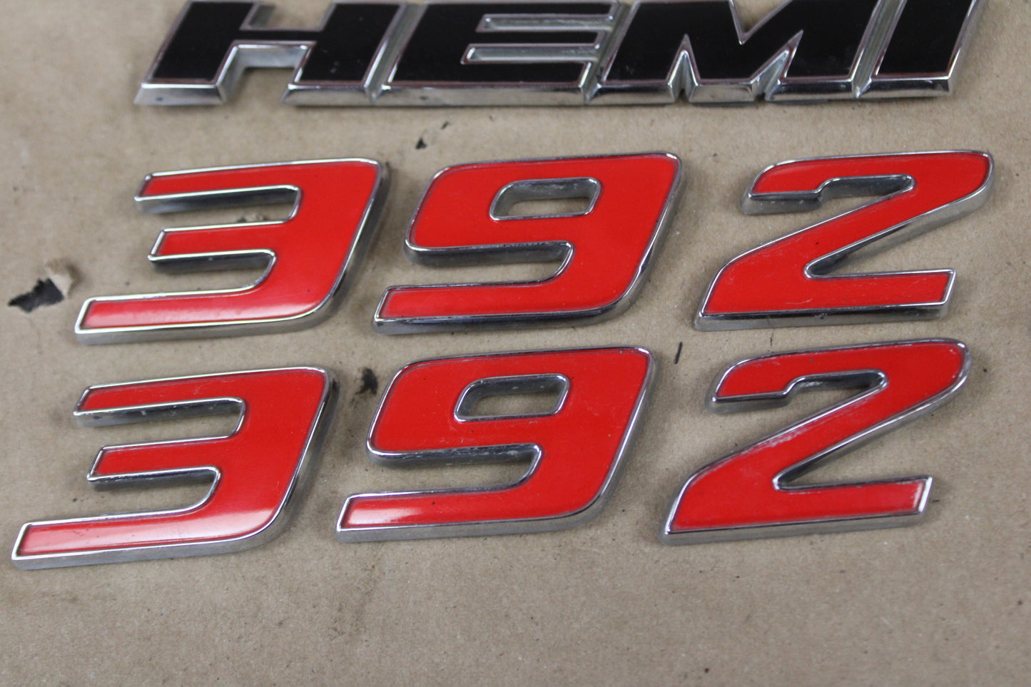 Dodge Charger R/T Scat Pack HEMI 392 Emblem Badge Set Pair OEM