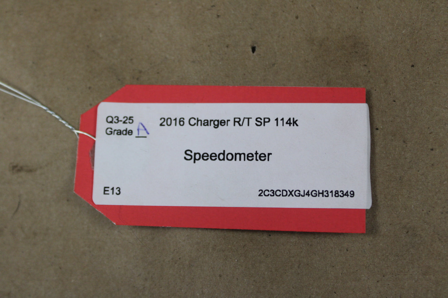 2016 Dodge Charger R/T Scat Pack 180mph Speedometer Instrument Cluster 114k