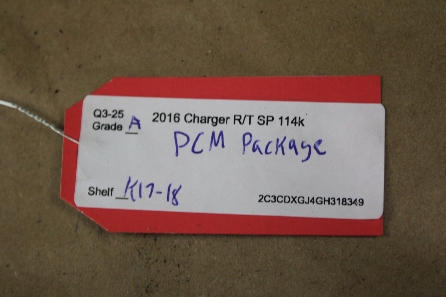 2016 Dodge Charger R/T Scat Pack PCM Ignition RFHUB Pedal Package Assembly