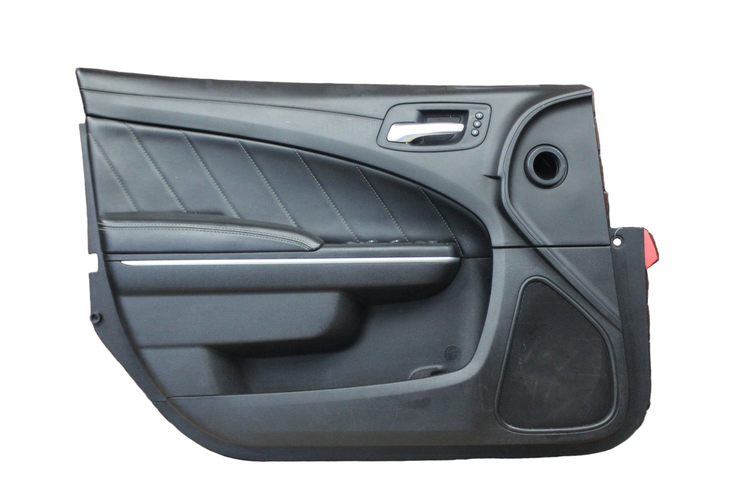 20-23 CHARGER FRONT DRIVER INTERIOR DOOR PANEL OEM LEATHER 6YD951X9AB