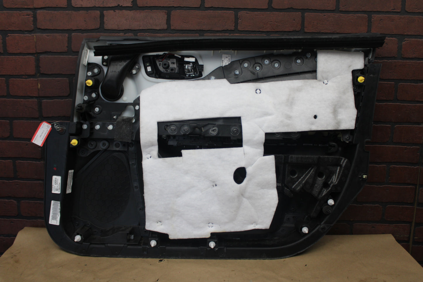 20-23 CHARGER FRONT DRIVER INTERIOR DOOR PANEL OEM LEATHER 6YD951X9AB