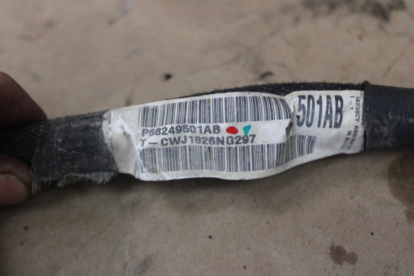 15-17 Dodge Charger Instrument Panel Jumper Wiring Harness OEM 68249501AB