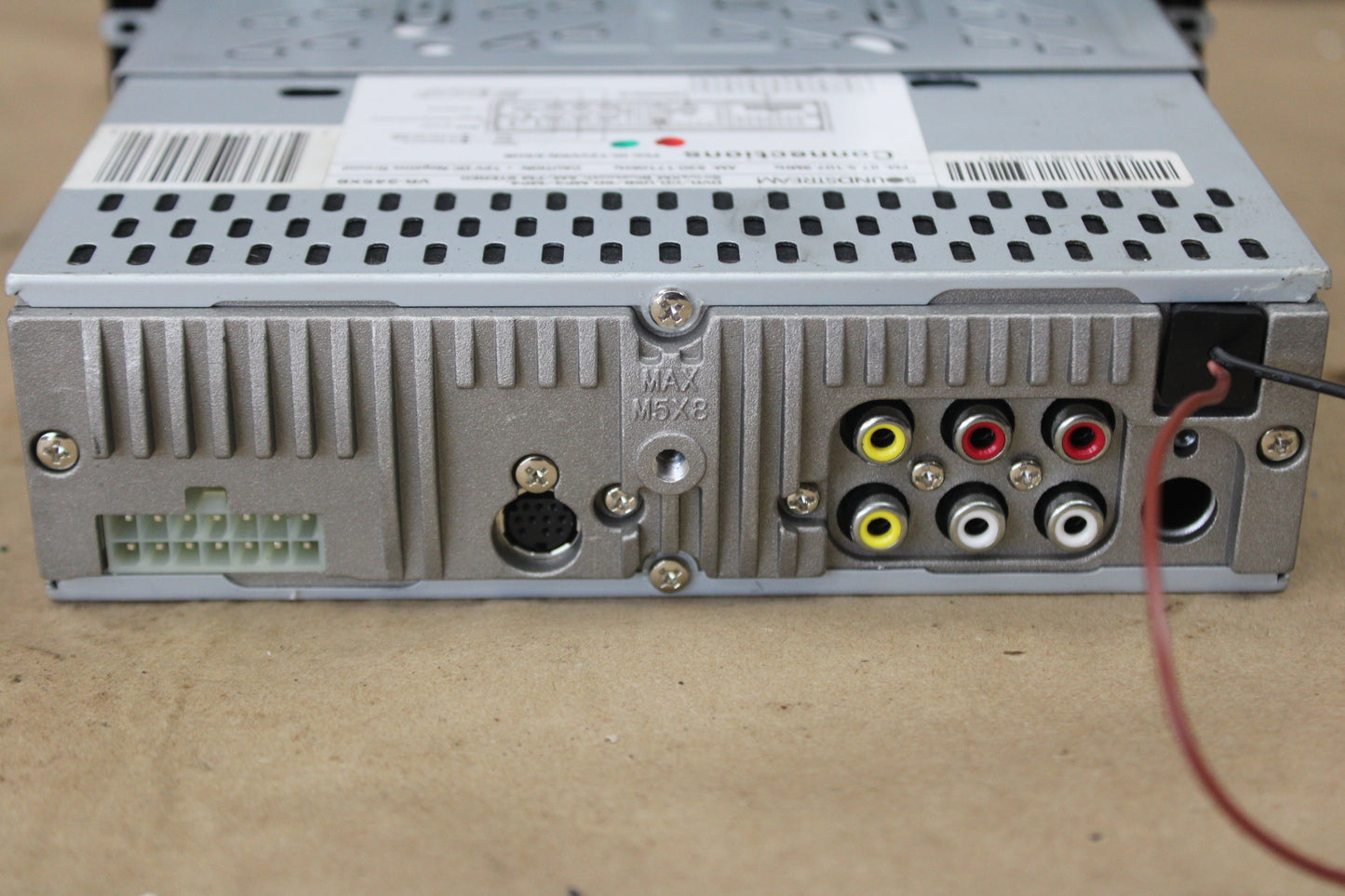 Aftermarket Soundstream VR-345XB Radio Stereo AM FM CD Player Wires Screen