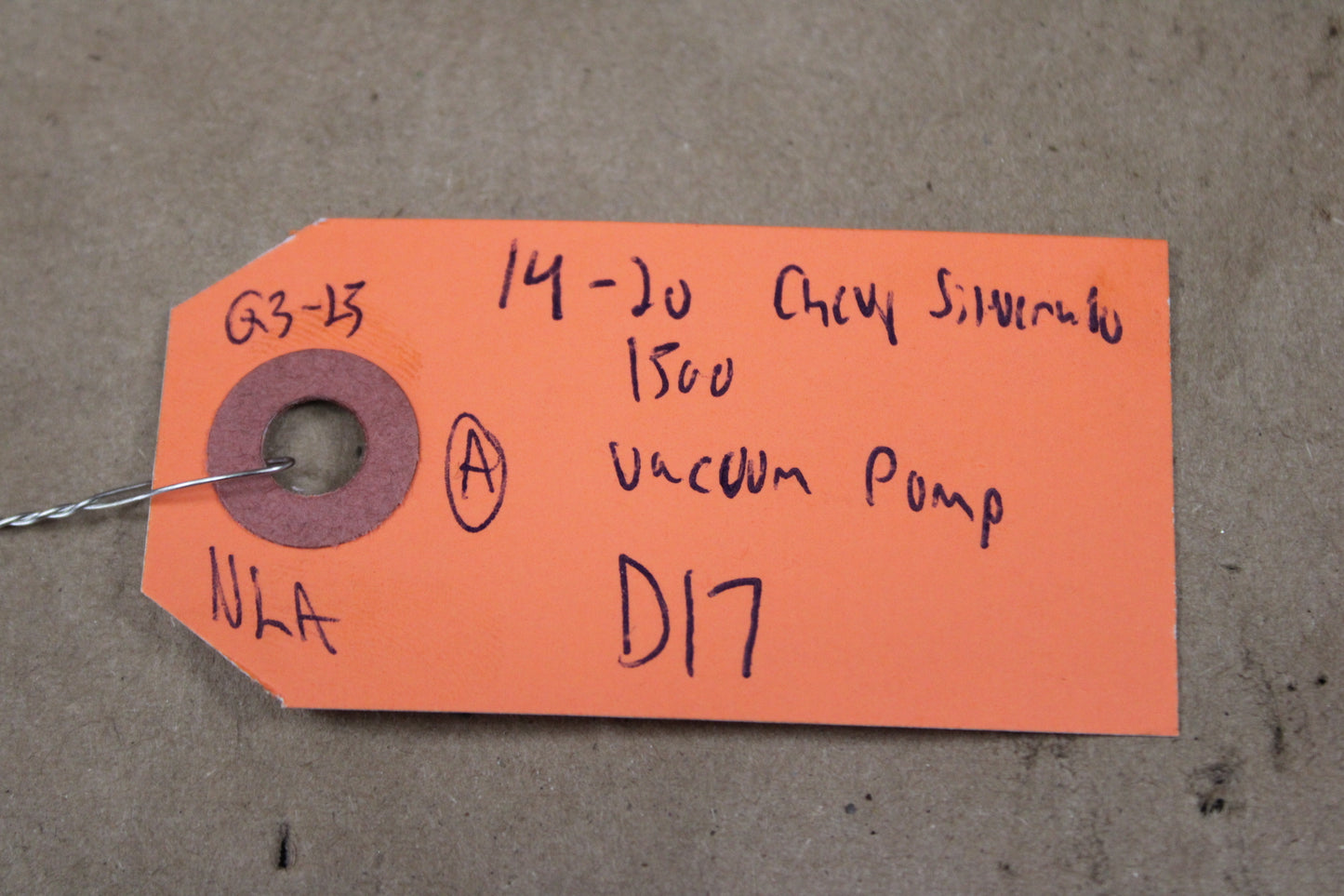 2014-2020 SILVERADO 1500 5.3L Mechanical Engine Vacuum Pump Pulley Assembly OEM