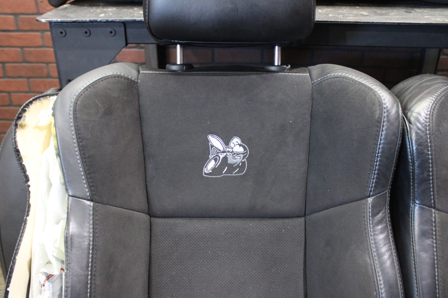 20-23 Dodge Charger Scat Pack 6.4L Black Leather Front Rear Seats Set