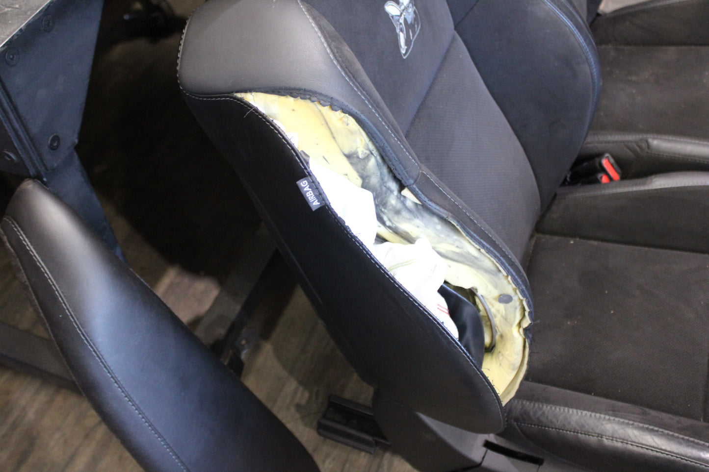 20-23 Dodge Charger Scat Pack 6.4L Black Leather Front Rear Seats Set