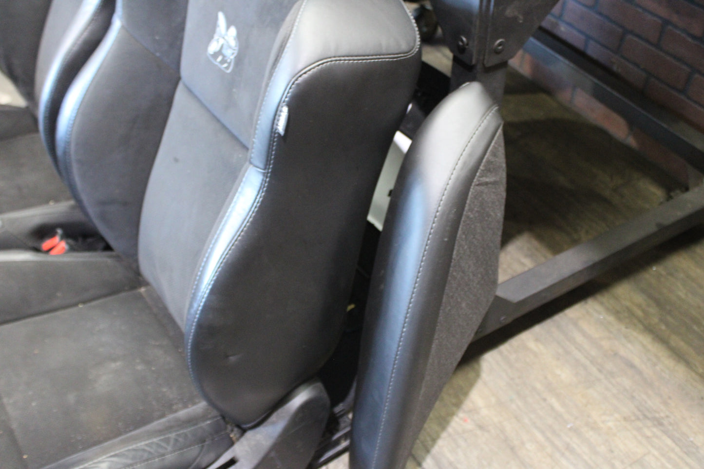 20-23 Dodge Charger Scat Pack 6.4L Black Leather Front Rear Seats Set