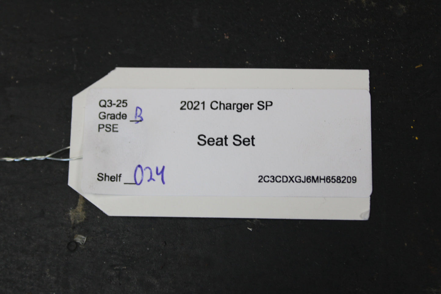 20-23 Dodge Charger Scat Pack 6.4L Black Leather Front Rear Seats Set