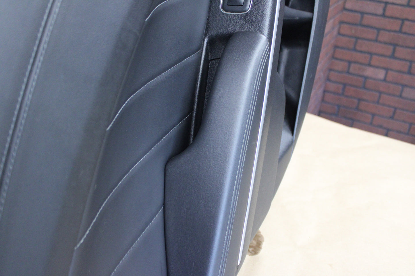 19-23 CHARGER REAR DRIVER LH SIDE DOOR TRIM PANEL BLACK OEM 6RA231X9AD